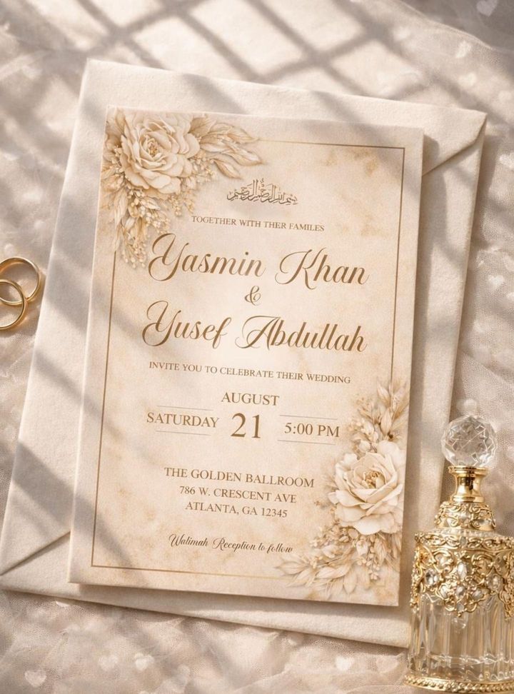 DVT-32-26 Düğün Çiçekli Davetiye