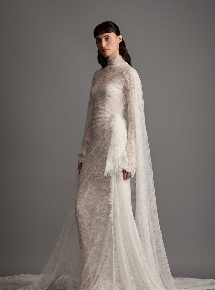 House Of Gilles 45-26 Helen Vintage Tarlatansız Gelinlik