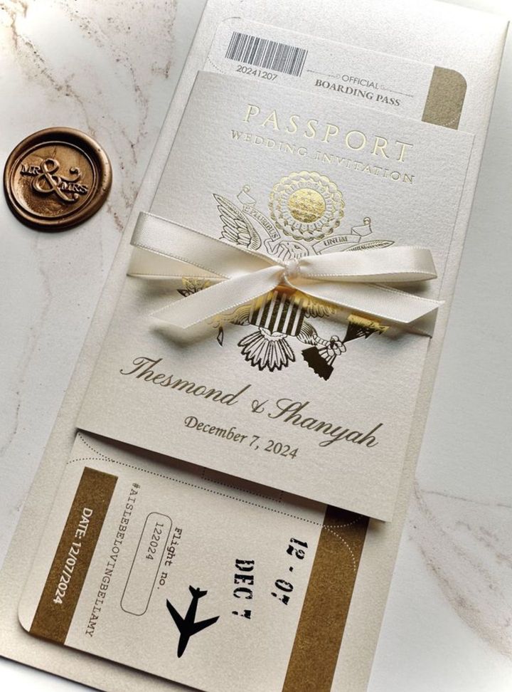 DVT-110-26 Düğün Pasaport Davetiye