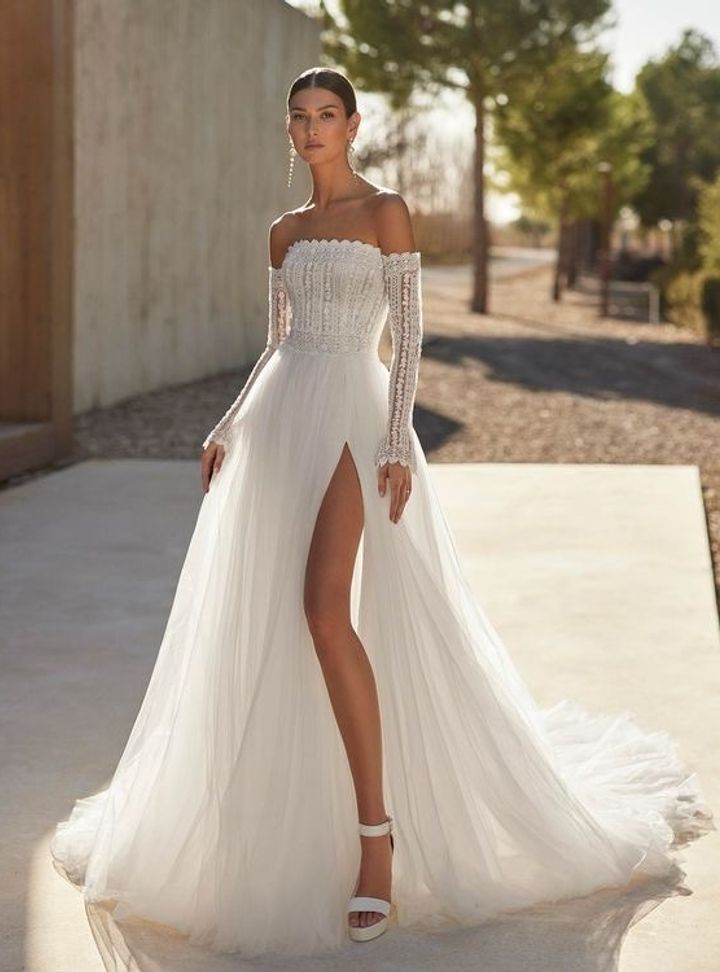 2025 Rosa Clara -4-25 A Kesim Gelinlik