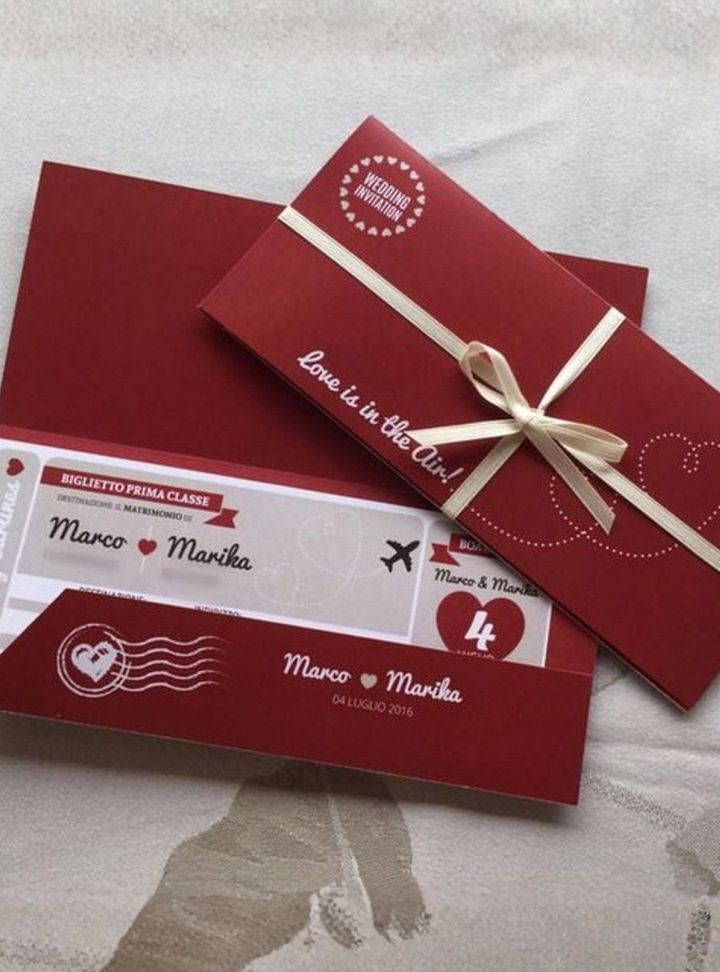 DVT-16-26 Düğün Pasaport Davetiye