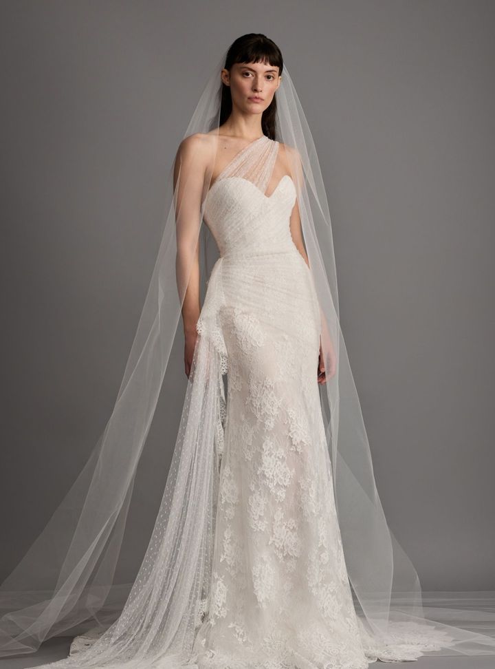 2026 House Of Gilles 48-26 A Kesim Straplez Modern Gelinlik