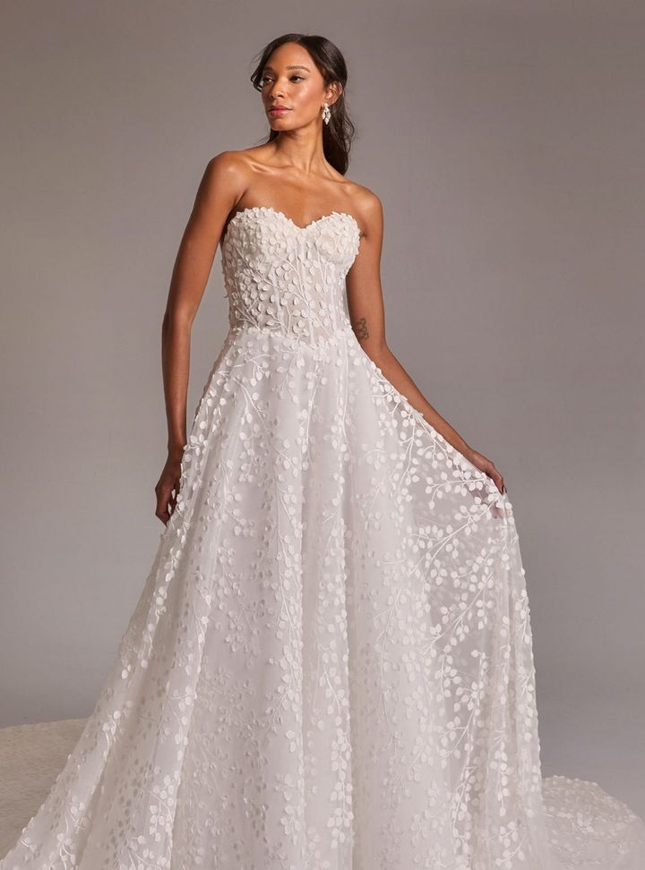 2026 Verdin 16-26 A Kesim Straplez Modern Gelinlik