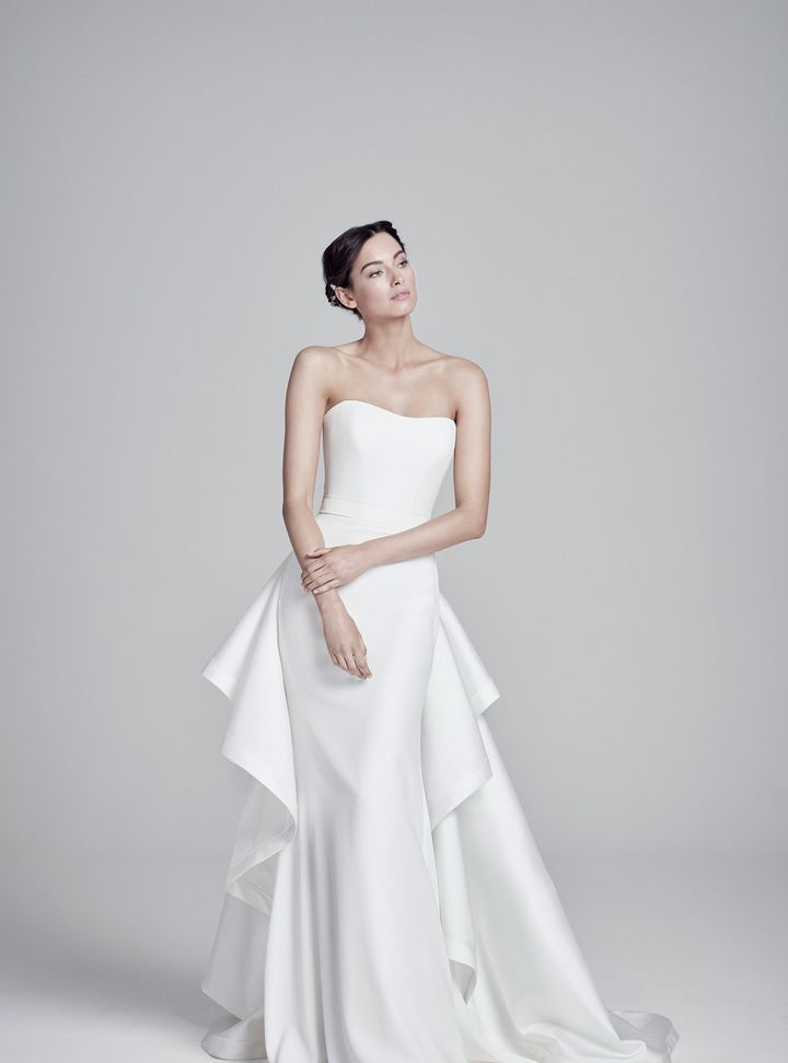 Suzanne Neville Straplez Sade Gelinlik