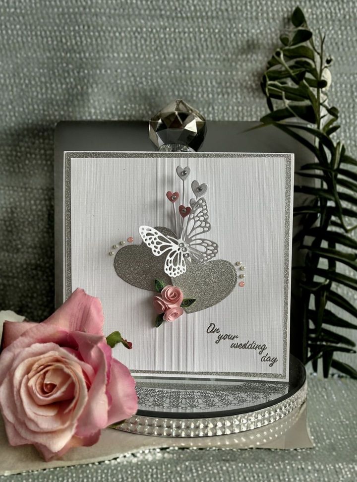 DVT-96-26 3 Boyutlu Düğün Davetiye