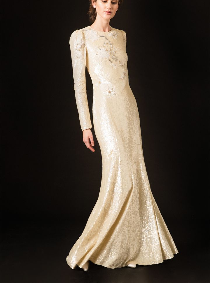 Temperley London Payetli Gelinlik