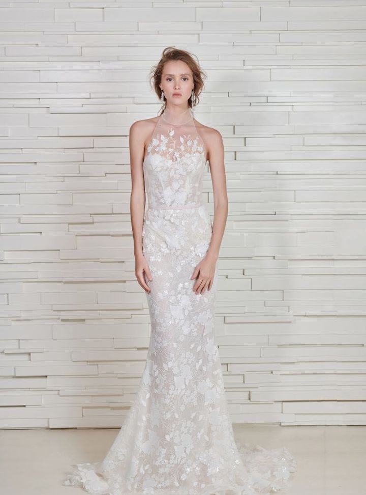 Mira Zwillinger Halter Yaka Gelinlik