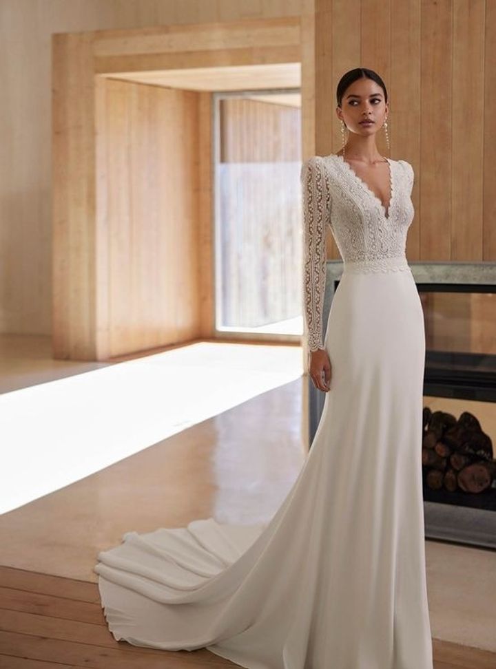 2025 Rosa Clara -2-25 A Kesim Gelinlik