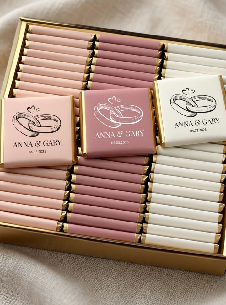 Minimal Söz-Nişan Çikolatası Çikolata / Kurabiye Söz - Nişan Hediyelik