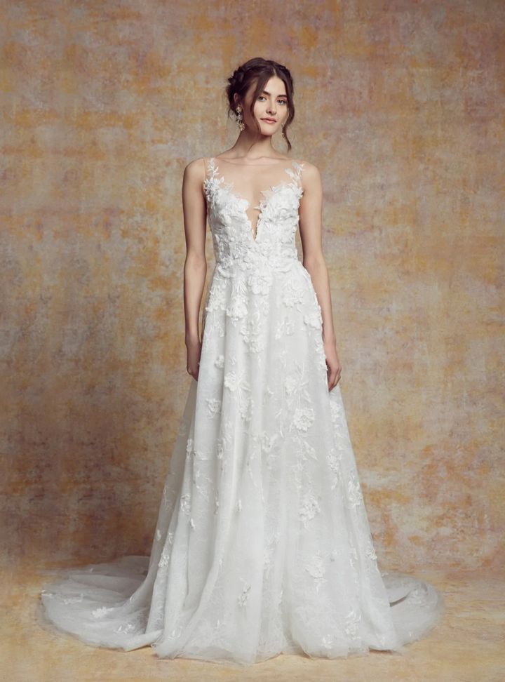 Marchesa Güpürlü Gelinlik