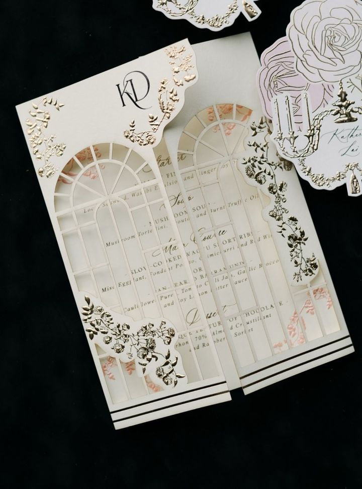 DVT-090-26 3 Boyutlu Düğün Davetiye