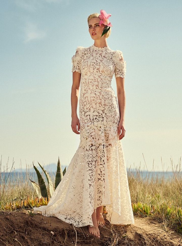 Costarellos Asimetrik Gelinlik