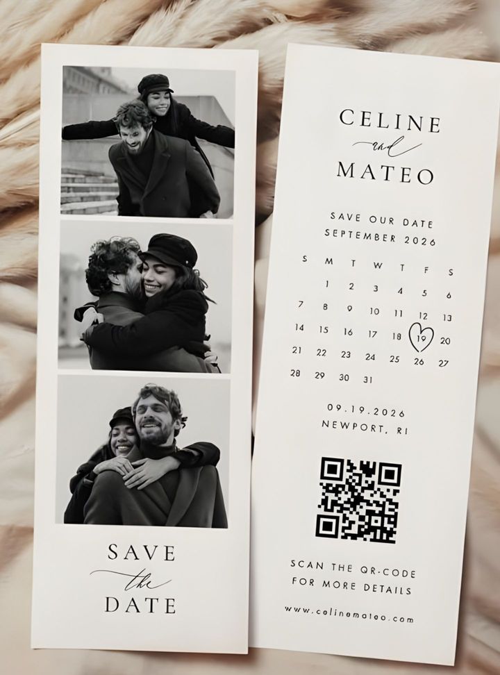 DVT-63-26 Düğün Fotoğraflı Davetiye