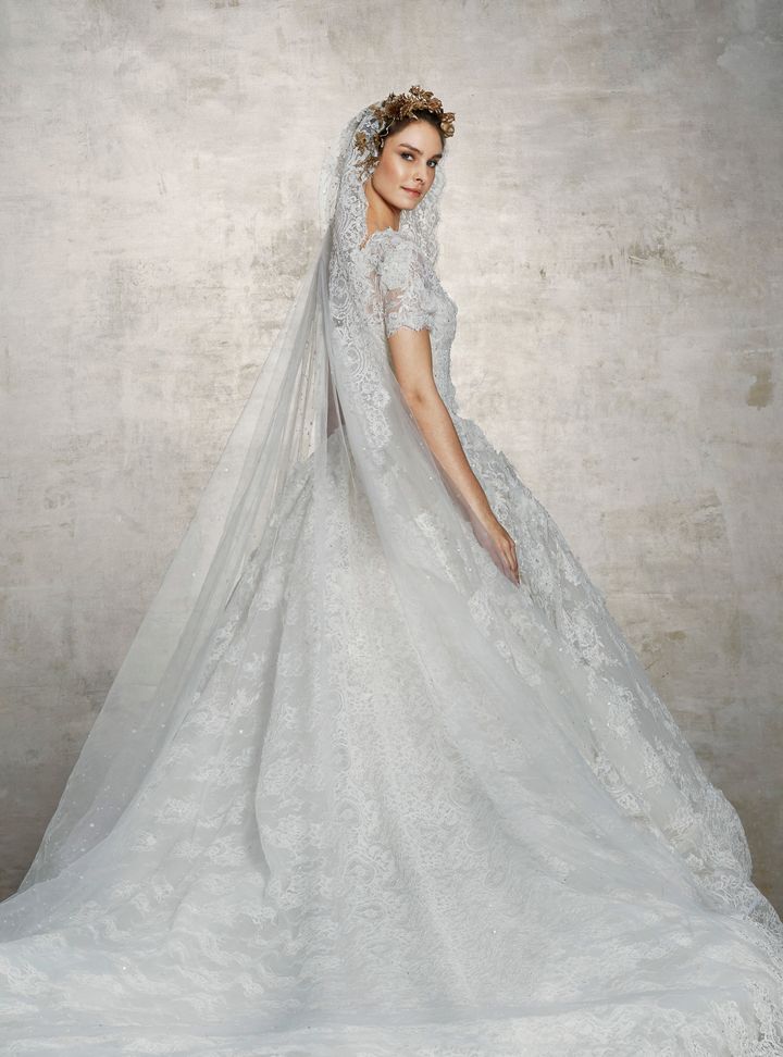 Marchesa Dantelli Prenses Kesim Gelinlik