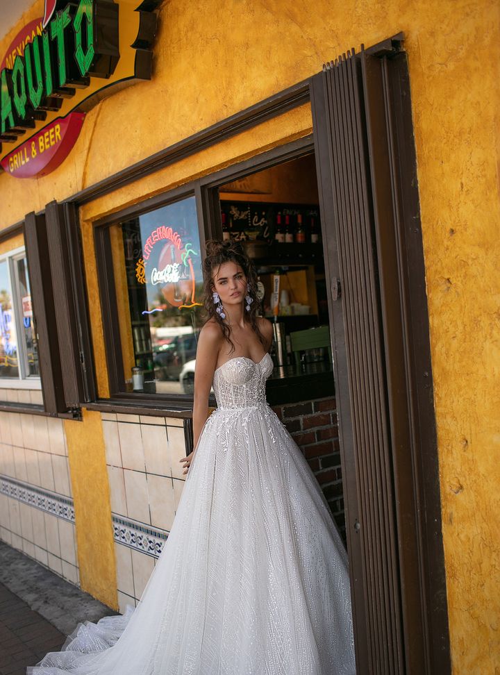 Berta Straplez Gelinlik