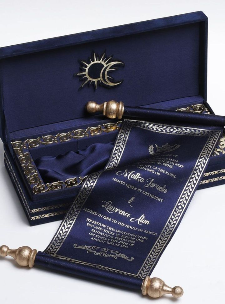 DVT-47-26 Altın Varaklı Davetiye