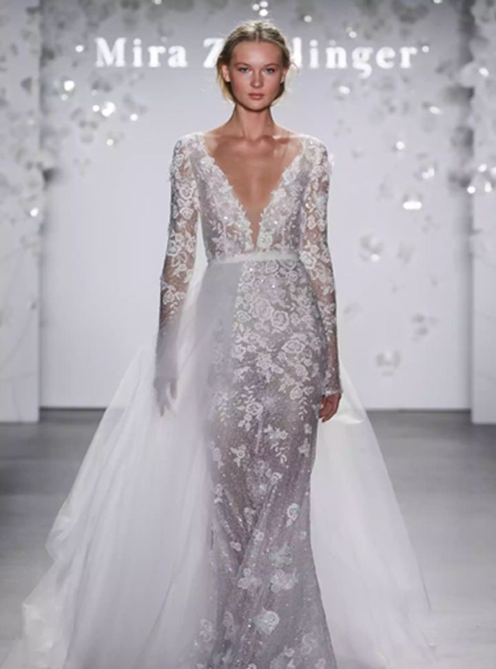 Mira Zwillinger Çıkarılabilir Etekli Gelinlik