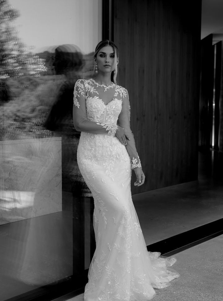 2025 La Premiere Bridal -3-25 Balık Kesim Straplez Modern Gelinlik