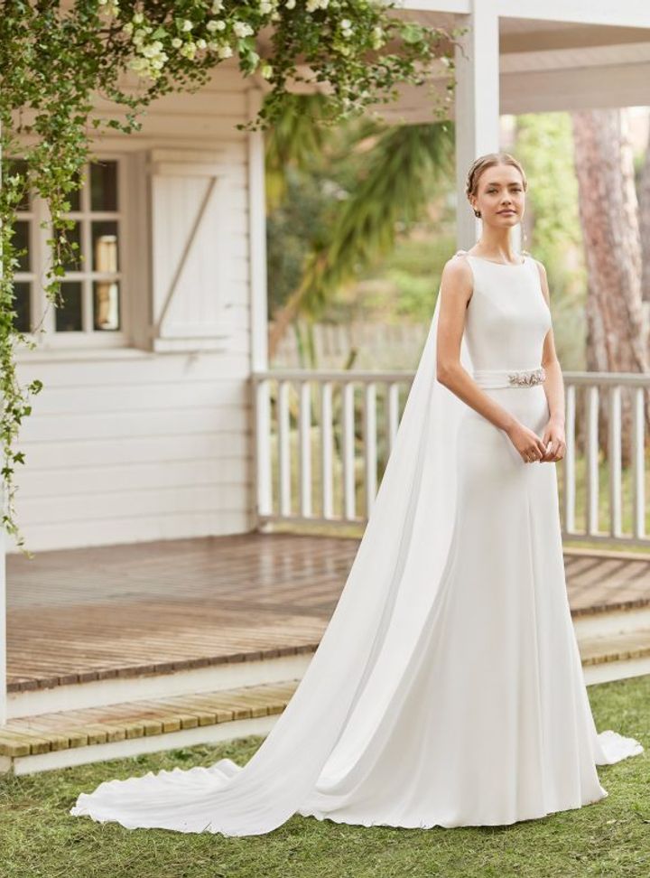 Pelerinli Bohem Gelinlik