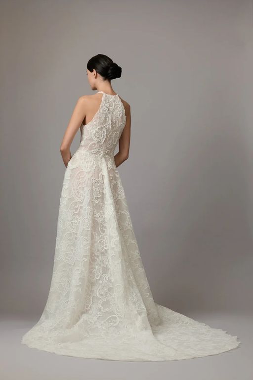 2026 House Of Gilles 16-26 A Kesim Bohem Tarlatansız Gelinlik 4