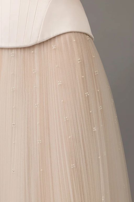 2026 House Of Gilles 29-26 Prenses Kesim Straplez Vintage Gelinlik 3