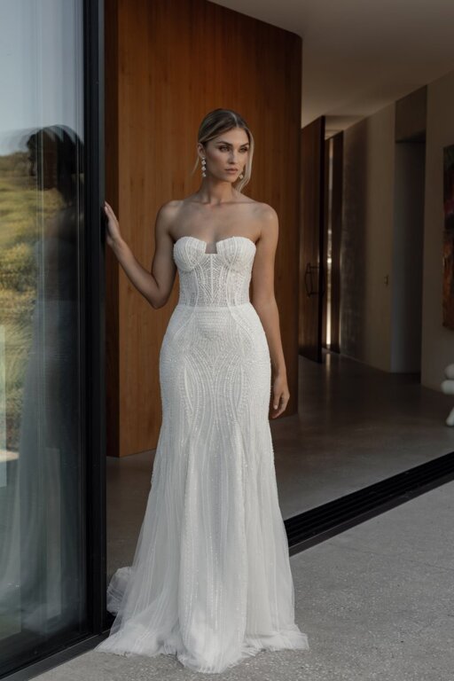 2025 La Premiere Bridal Taş İşlemeli Gelinlik - 1