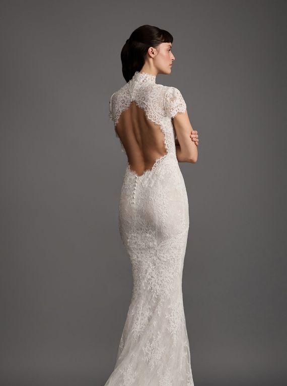 2026 House Of Gilles 47-26 Balık Kesim Tarlatansız Sırt Dekolteli Gelinlik 2