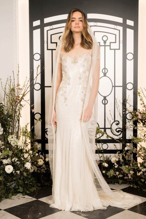 Jenny Packham Krem Renkli Gelinlik