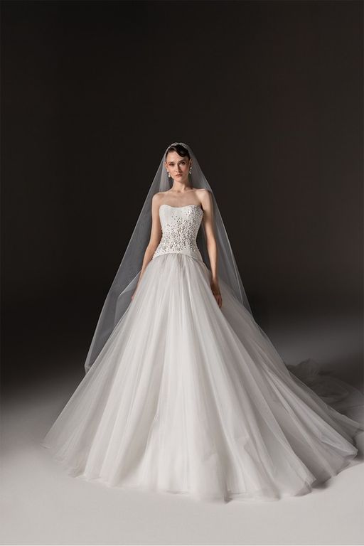 2026 Georges Hobeika -26-26 A Kesim Straplez Modern Gelinlik