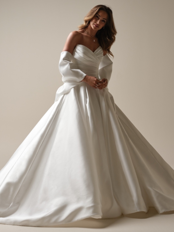 2025 Maggie Sottero Fiyonk Detaylı Gelinlik - 4
