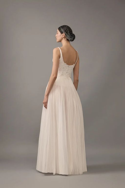 2026 House Of Gilles 31-26 A Kesim Bohem Sırt Dekolteli Gelinlik 3