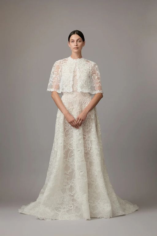 2026 House Of Gilles 16-26 A Kesim Bohem Tarlatansız Gelinlik 3