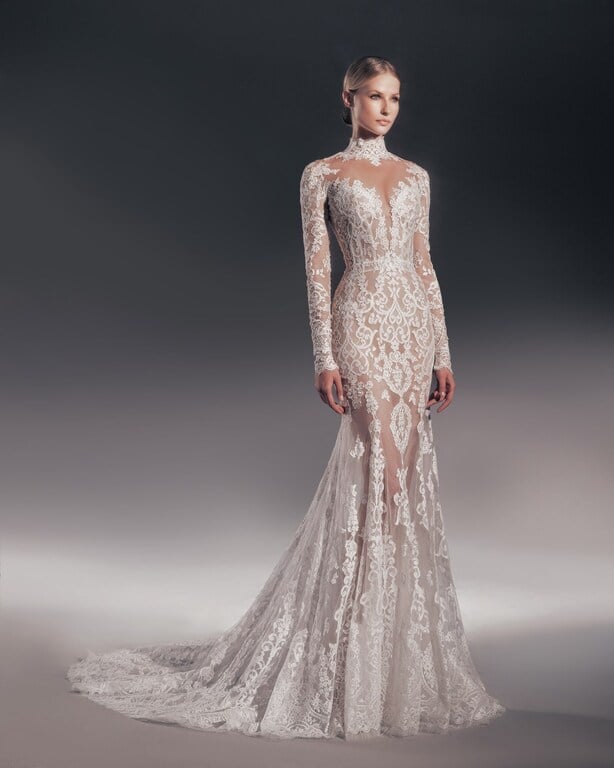 2022 Zuhair Murad İllüzyon Gelinlik - 2