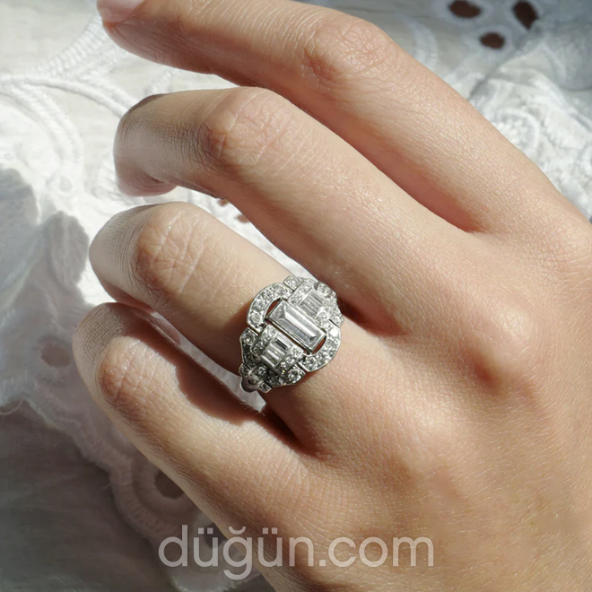 Vintage Büyük Baget Yüzük