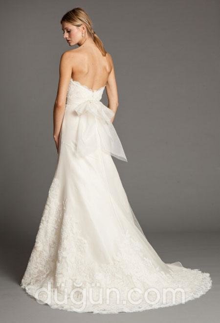 Sırt Dekolteli Gelinlik