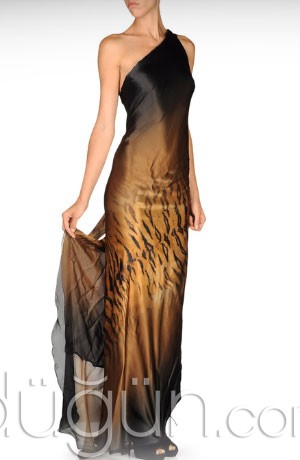 Desenli Abiye Modeli