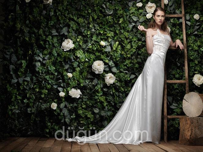 Saten Gelinlik Modeli