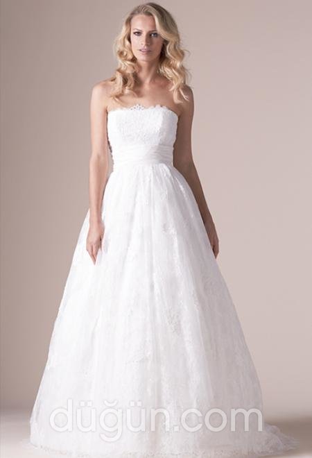 Straplez Gelinlik Modeli