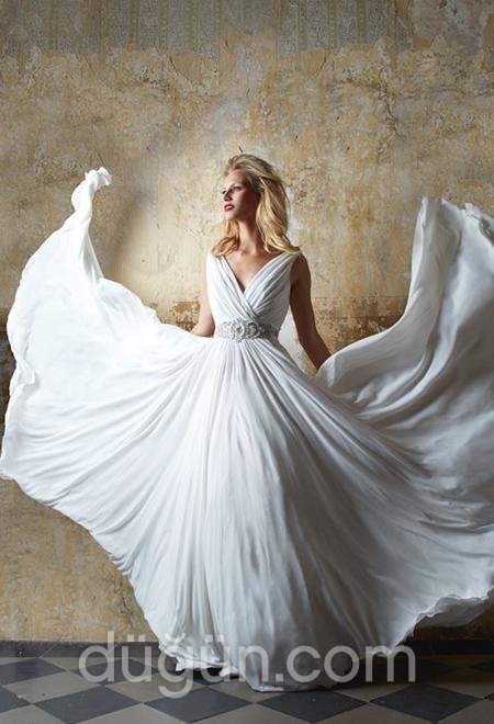 Şifon Gelinlik Modeli