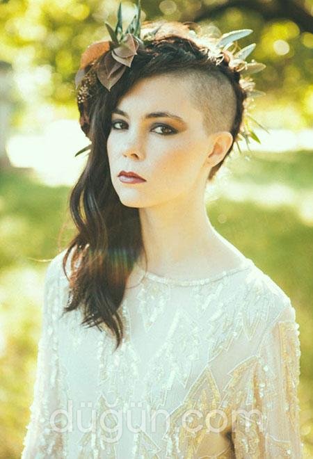 Kazıtılmış Gelin Saçı Modeli