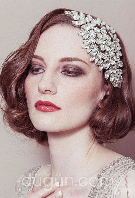 Taşlı Gelin Saçı Aksesuarı